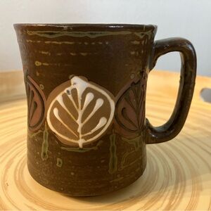 Mid-Century Hand Painted Mug